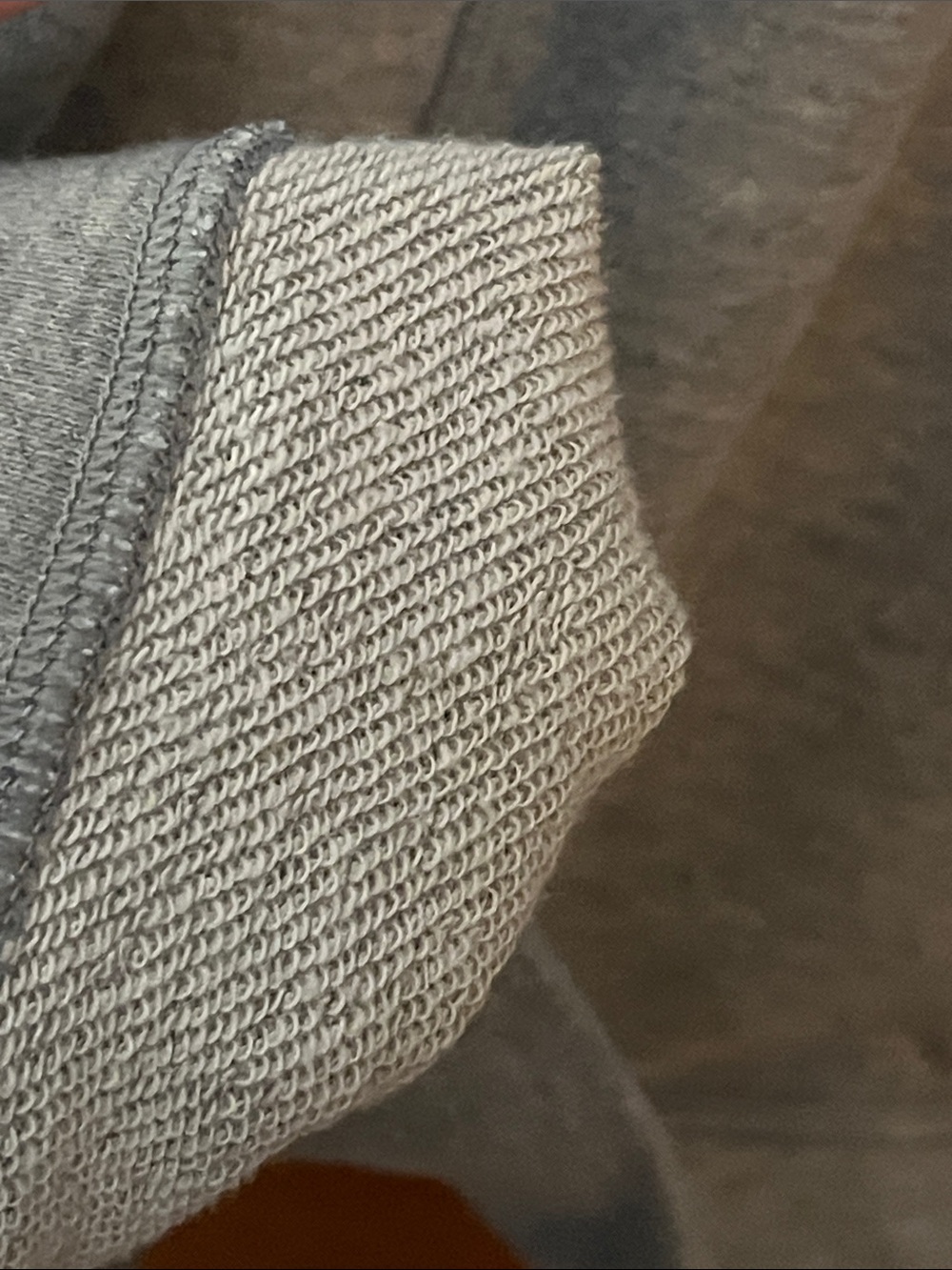 Unbranded Heather Grey French Terry Half-Zip Hooded Pullover Dress w/Pockets - Picture 11 of 13